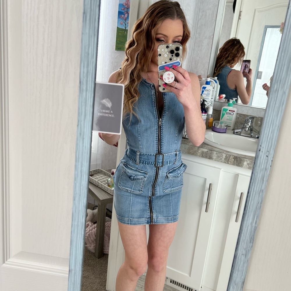 Denim dress